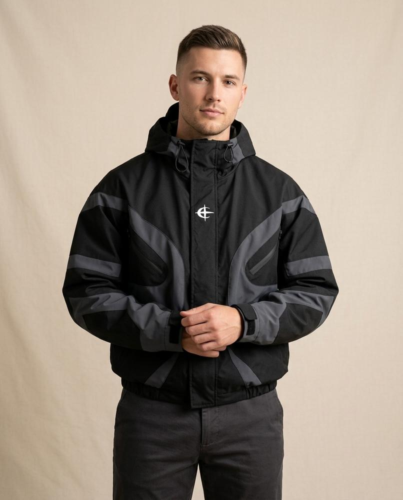 Lands Fashion - Vidan | Hooded Color-Block Jacket Men