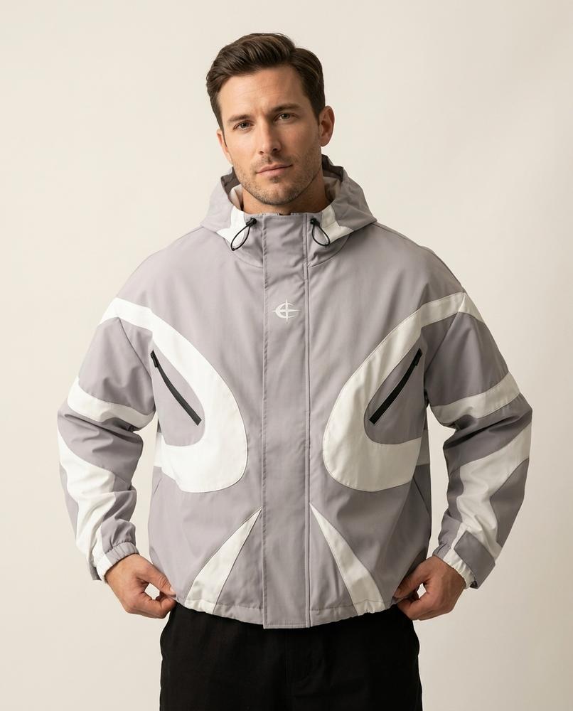 Lands Fashion - Vidan | Hooded Color-Block Jacket Men