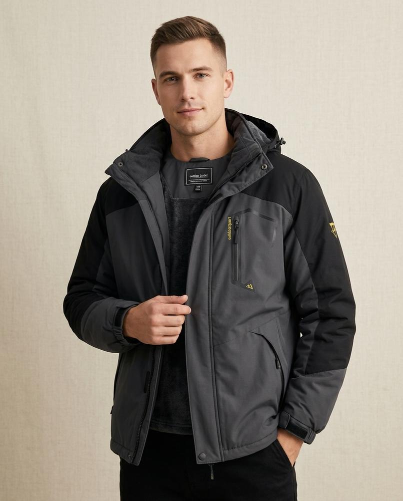 Lands Fashion - Lirov | Lined Hooded Jacket Men