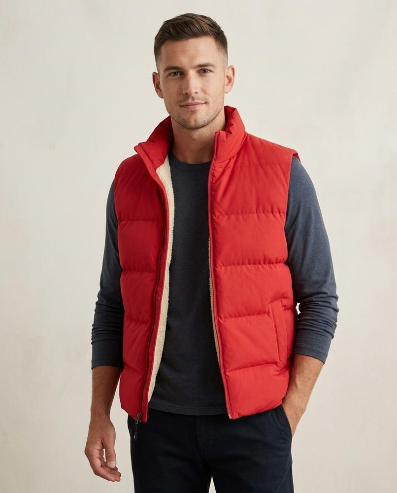 Lands Fashion - Nevin | Quilted Fleece-Lined Vest Men