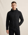 Lands Fashion - Serev | Grid-Fleece Zip-Up Jacket Men