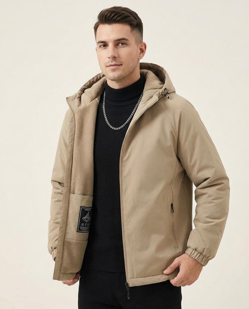 Lands Fashion - Norel | Lined Hooded Jacket Men