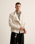 Lands Fashion - Zehal | Asymmetric High-Collar Jacket Men