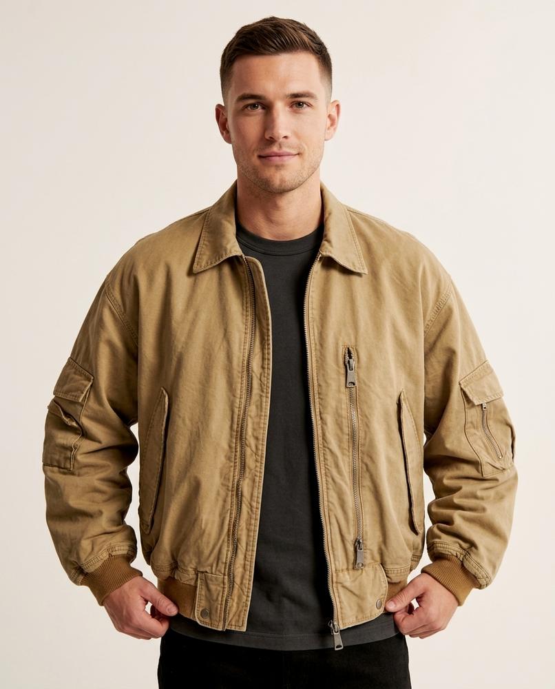 Lands Fashion - Danav | Padded Zip-Up Jacket Men