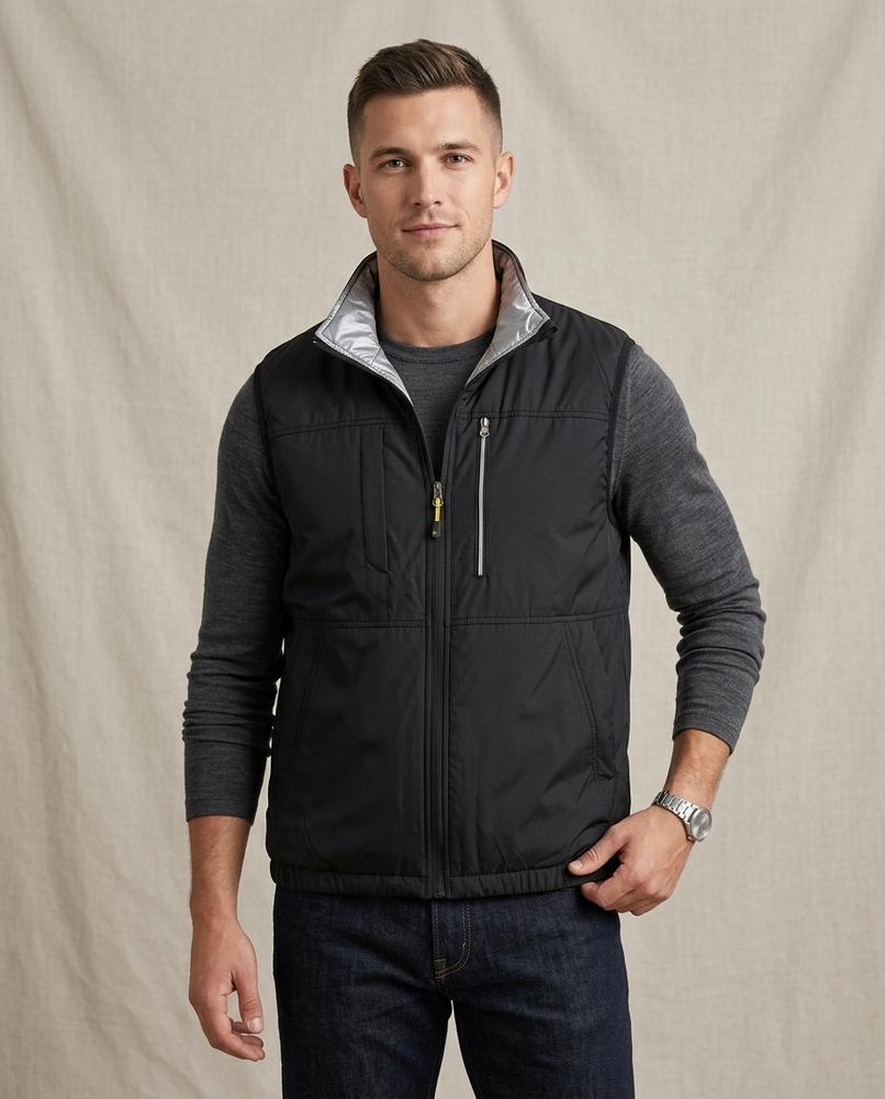 Lands Fashion - Zatal | Padded Zip-Up Vest Men