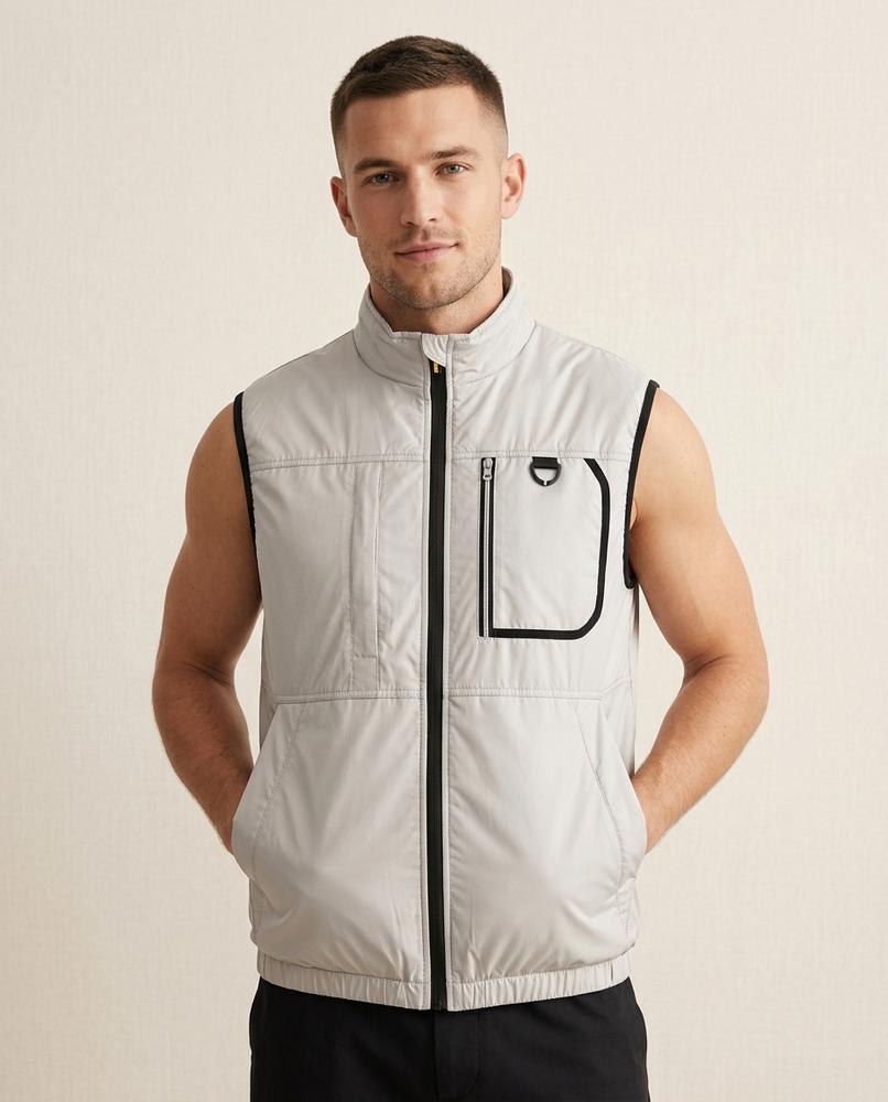Lands Fashion - Zatal | Padded Zip-Up Vest Men
