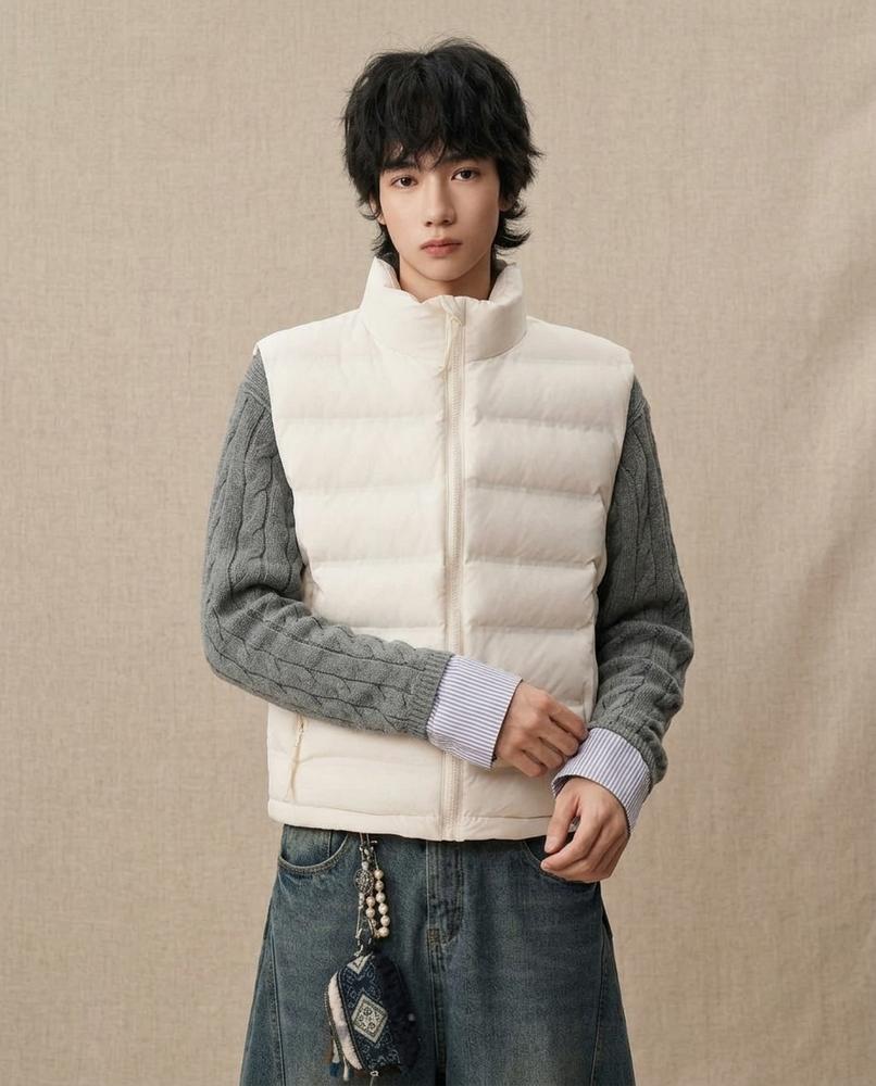 Lands Fashion - Caran | Quilted Zip-Up Vest Men