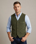 Lands Fashion - Kahal | Corduroy Button-Front Vest Men