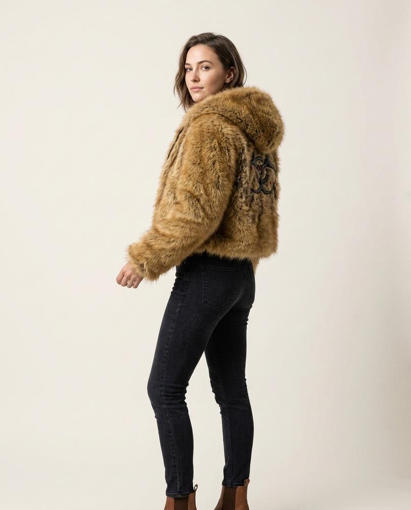 Lands Fashion - Nokar | Faux Fur Hooded Jacket Women