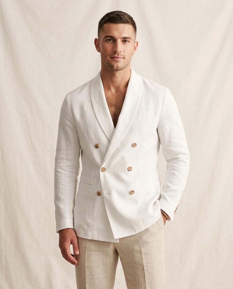 Lands Fashion - Arvel | Double-Breasted Shawl-Collar Blazer Men