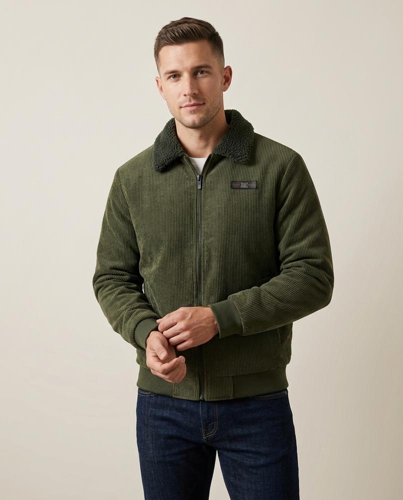 Lands Fashion - Nilor | Corduroy Lined Jacket Men