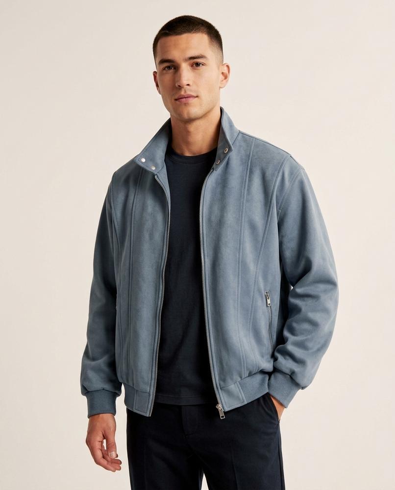 Lands Fashion - Nisel | Suede Zip-Up Jacket Men