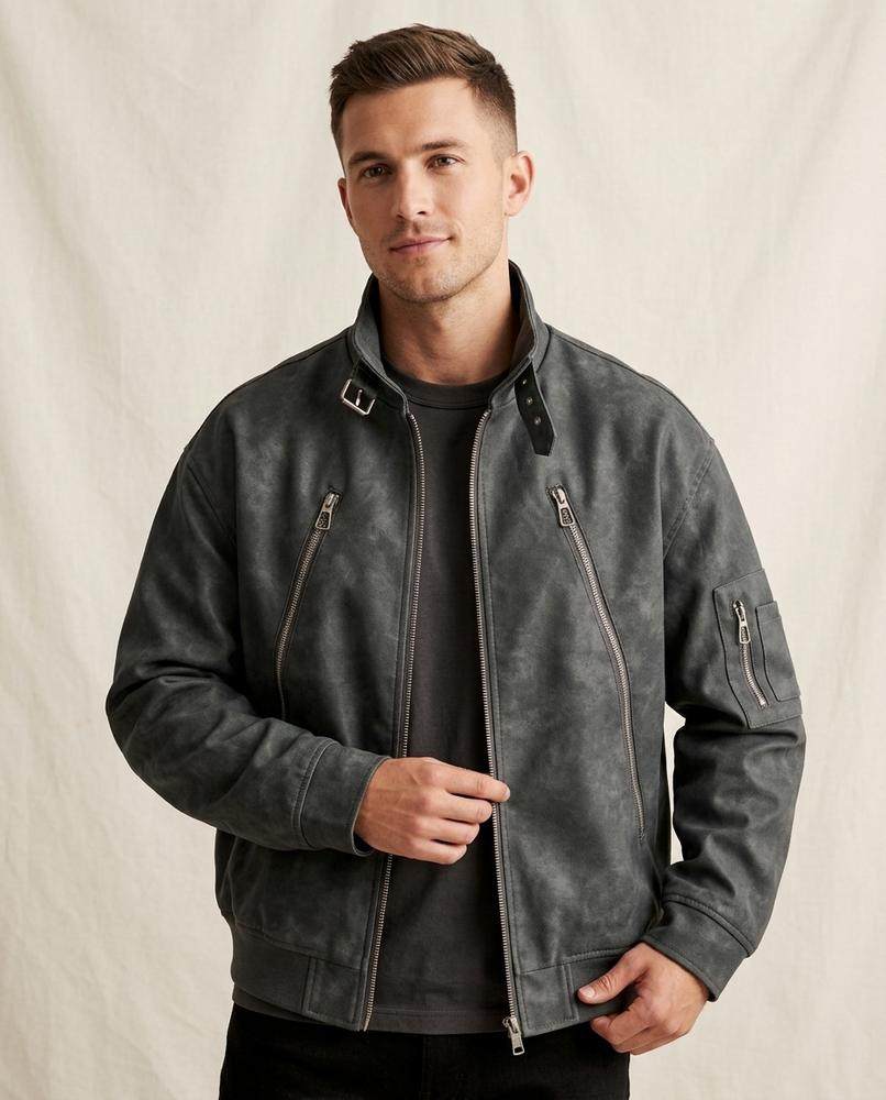 Lands Fashion - Arnor | Suede Zipped Jacket Men