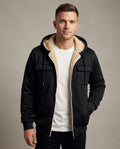 Lands Fashion - Taren | Sherpa-Lined Zip-Up Jacket Men