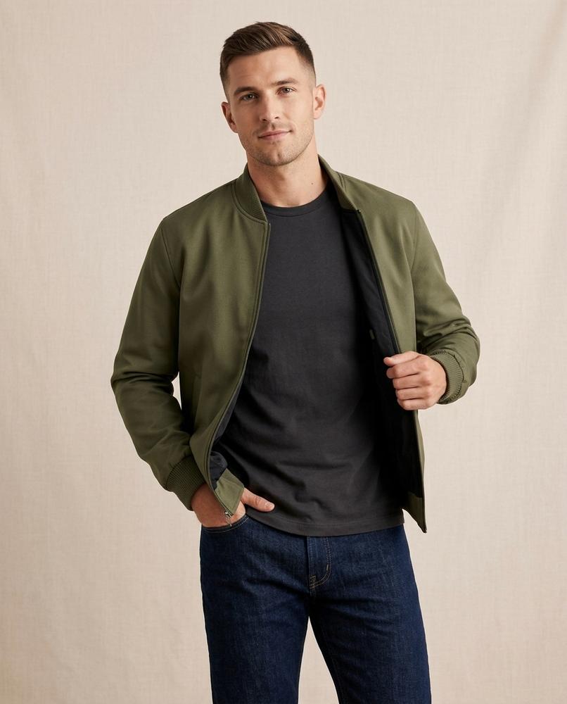 Lands Fashion - Talin | Zip-Up Lined Jacket Men