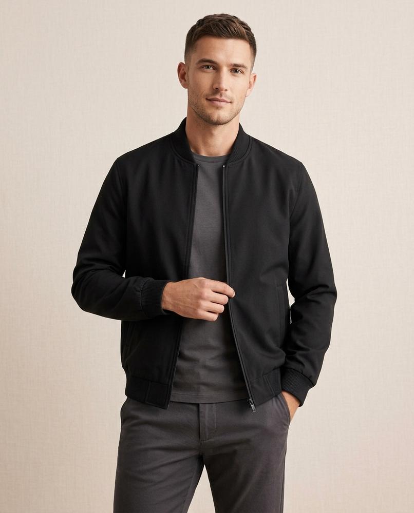 Lands Fashion - Talin | Zip-Up Lined Jacket Men