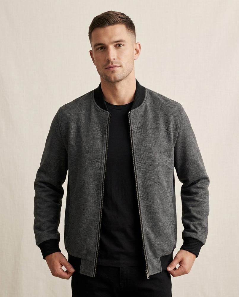 Lands Fashion - Talin | Zip-Up Lined Jacket Men