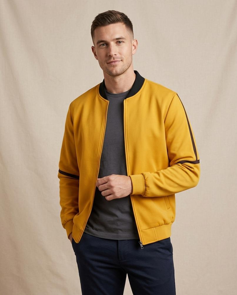 Lands Fashion - Talin | Zip-Up Lined Jacket Men