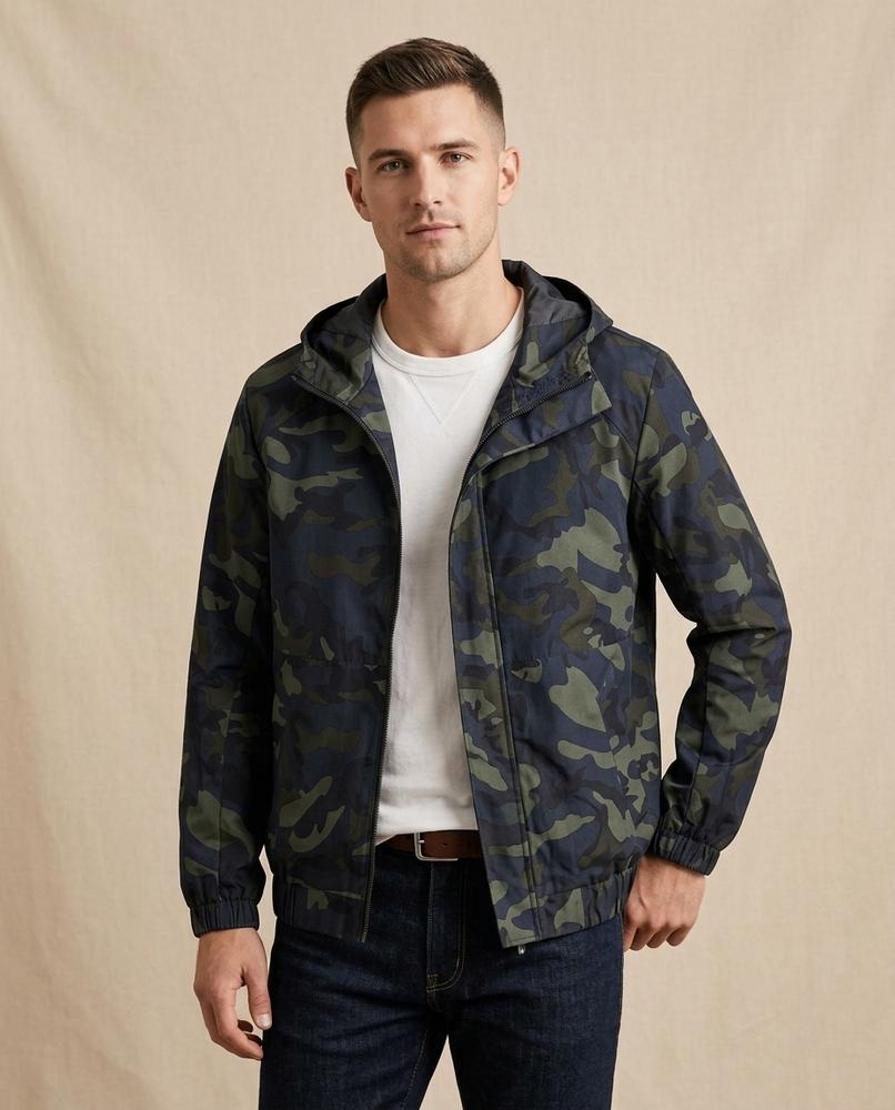 Lands Fashion - Taran | Hooded Camouflage Jacket Men