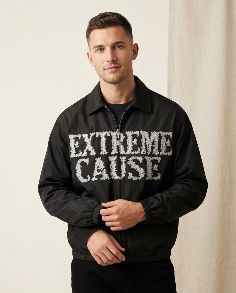 Lands Fashion - Zemel | Zip-Up Graphic Jacket Men