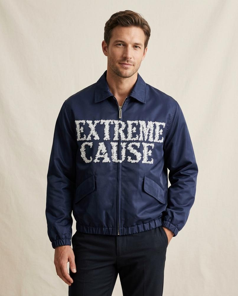 Lands Fashion - Zemel | Zip-Up Graphic Jacket Men