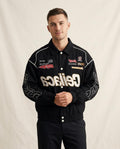 Lands Fashion - Rovar | Embroidered Racing-Style Jacket Men