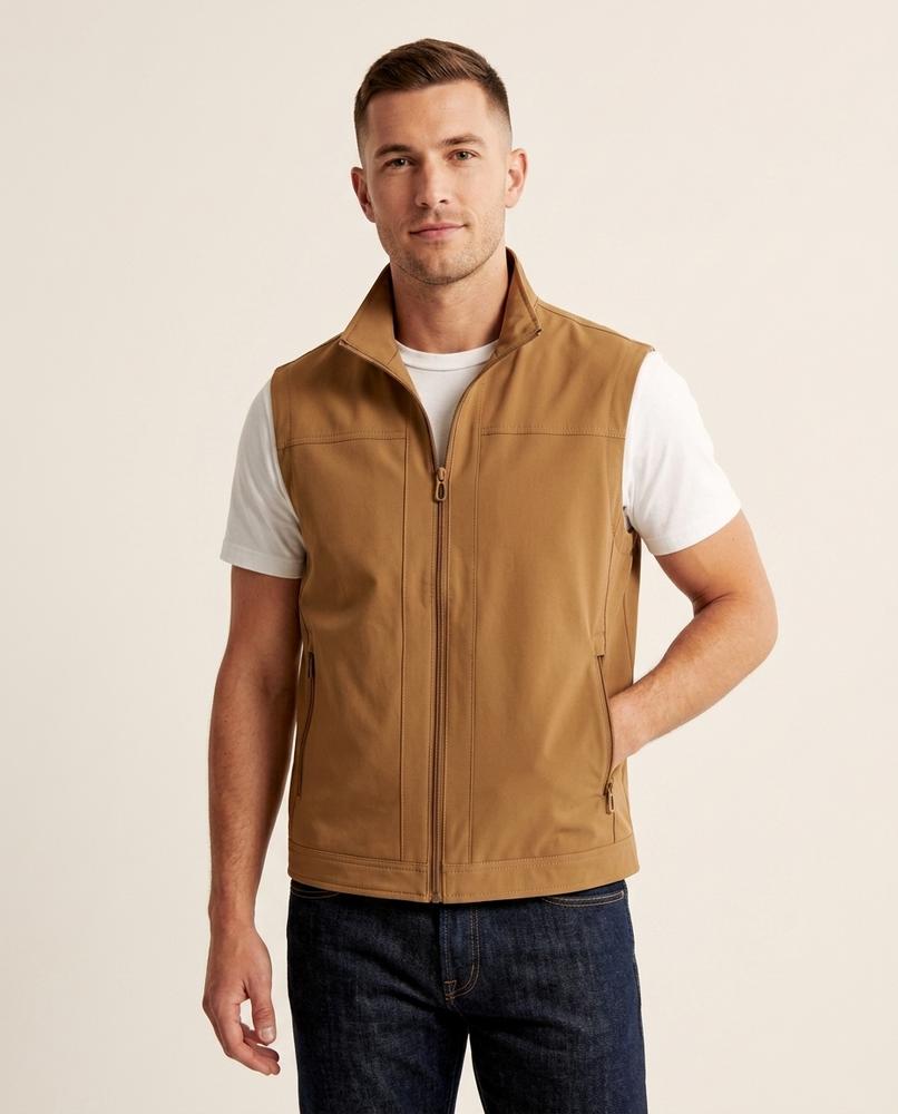 Lands Fashion - Mamor | Zip-Up Stand-Collar Vest Men