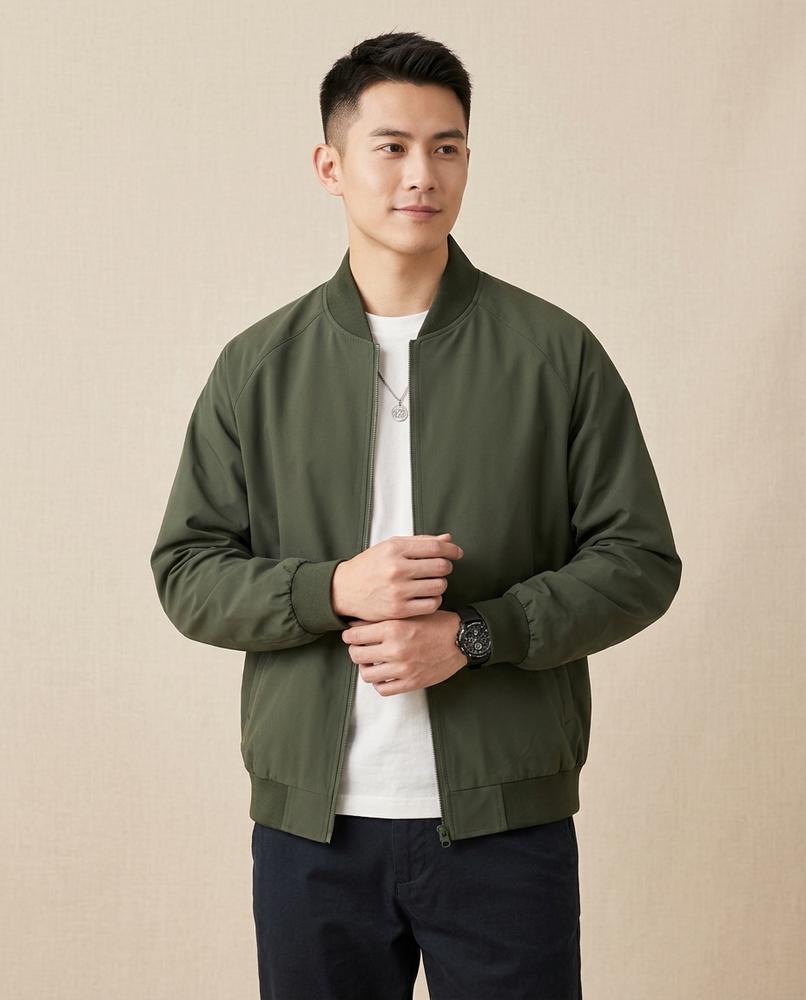Lands Fashion - Vilen | Zip-Up Stand-Collar Jacket Men