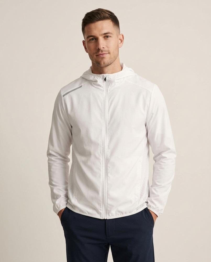 Lands Fashion - Coral | Lightweight Hooded Jacket Men