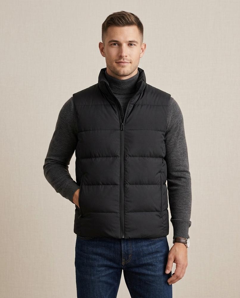 Lands Fashion - Nivin | Quilted Zip-Up Vest Men