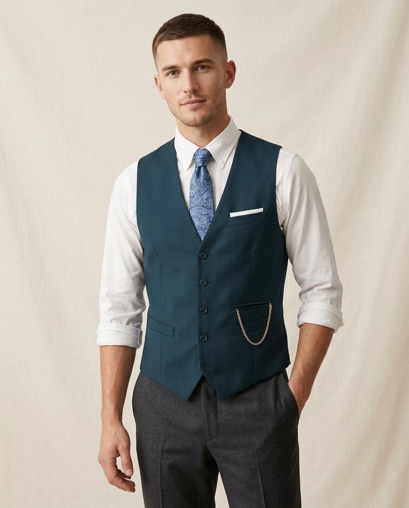 Lands Fashion - Zenav | Slim Fit Buttoned Vest Men