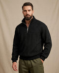 Lands Fashion - Dasen | Textured Quarter-Zip Sweater Men