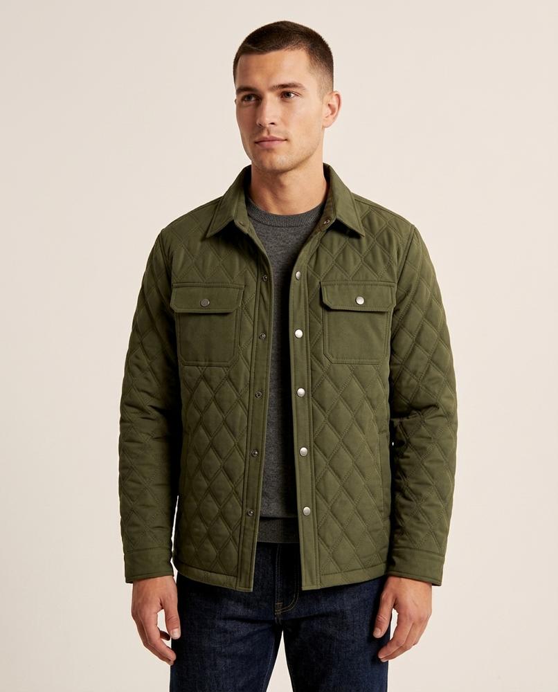 Lands Fashion - Saser | Quilted Collared Jacket Men
