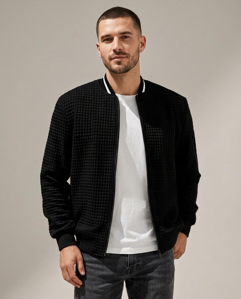 Lands Fashion - Elmel | Quilted Zip-Up Jacket Men