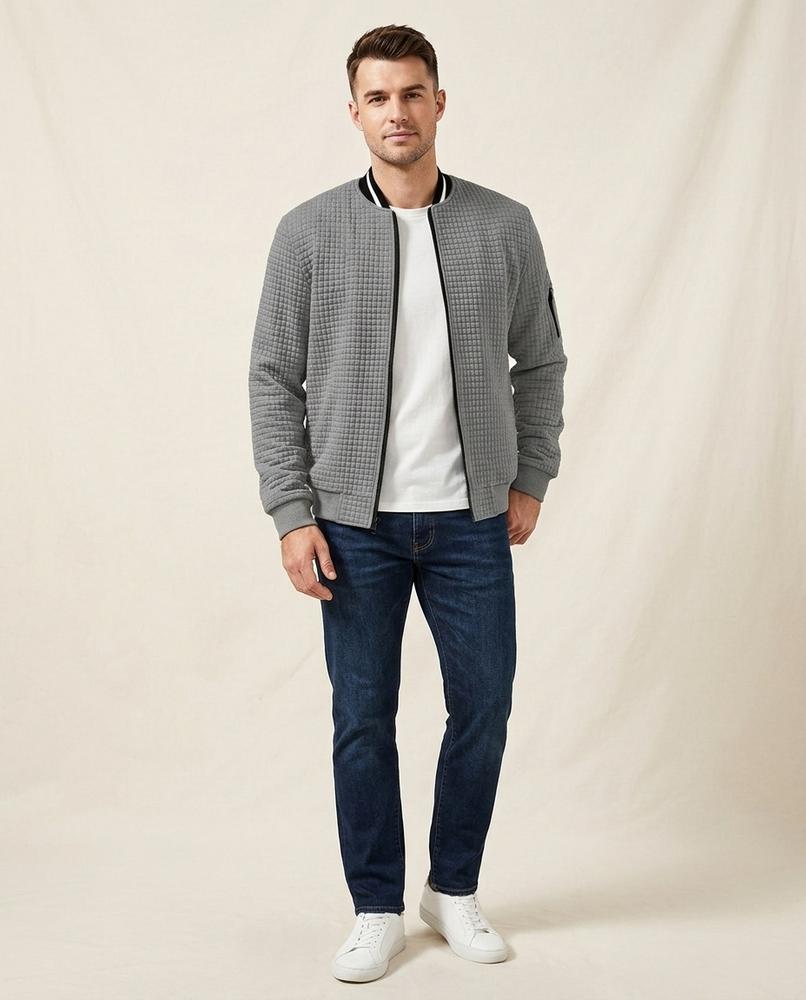 Lands Fashion - Elmel | Quilted Zip-Up Jacket Men