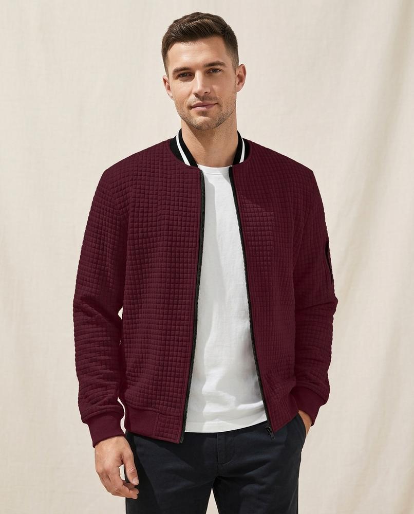 Lands Fashion - Elmel | Quilted Zip-Up Jacket Men