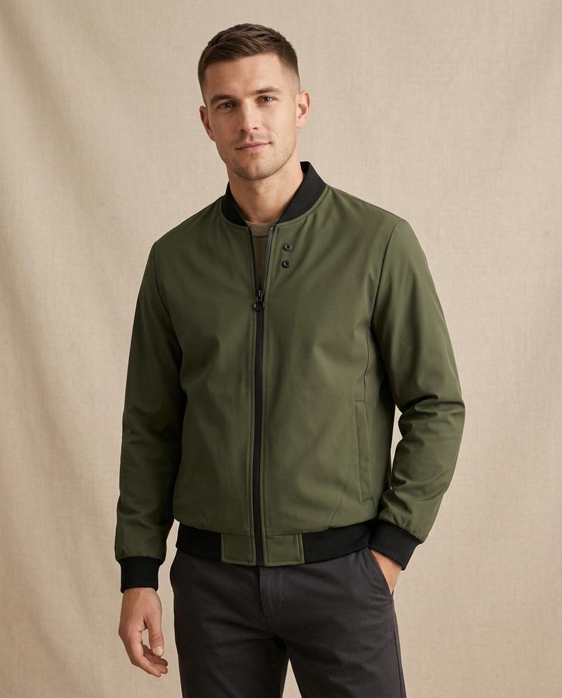 Lands Fashion - Zaral | Zip-Up Slim-Fit Jacket Men