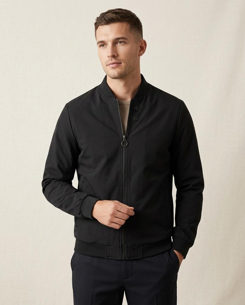 Lands Fashion - Zaral | Zip-Up Slim-Fit Jacket Men