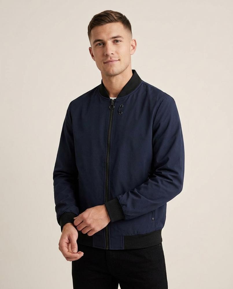 Lands Fashion - Zaral | Zip-Up Slim-Fit Jacket Men