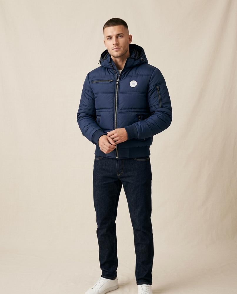 Lands Fashion - Kevel | Quilted Hooded Jacket Men