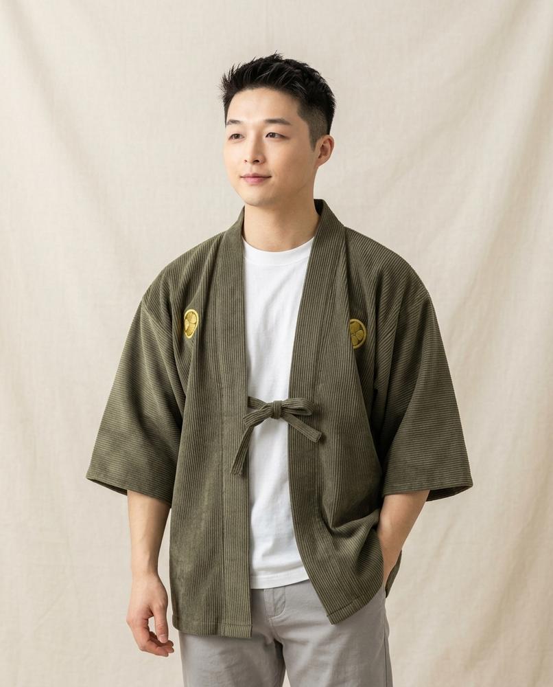 Lands Fashion - Codan | Ribbed Embroidered Jacket Men