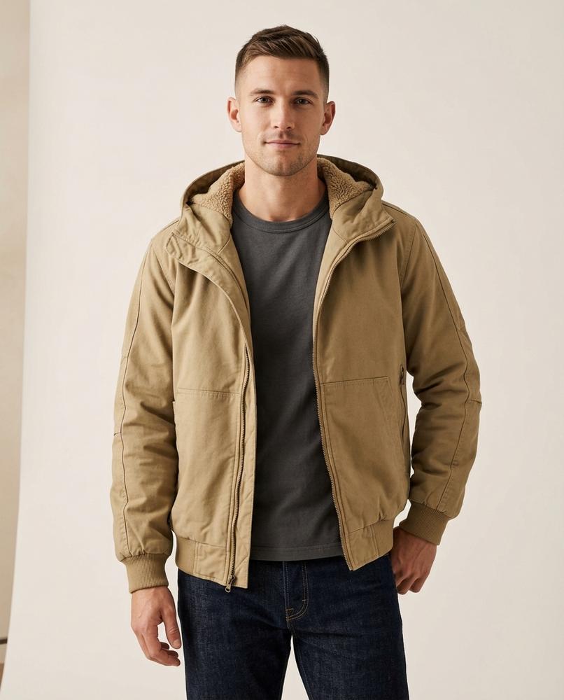 Lands Fashion - Nemor | Lined Hooded Jacket Men
