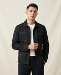 Lands Fashion - Lylor | Contrast-Stitched Textured Jacket Men