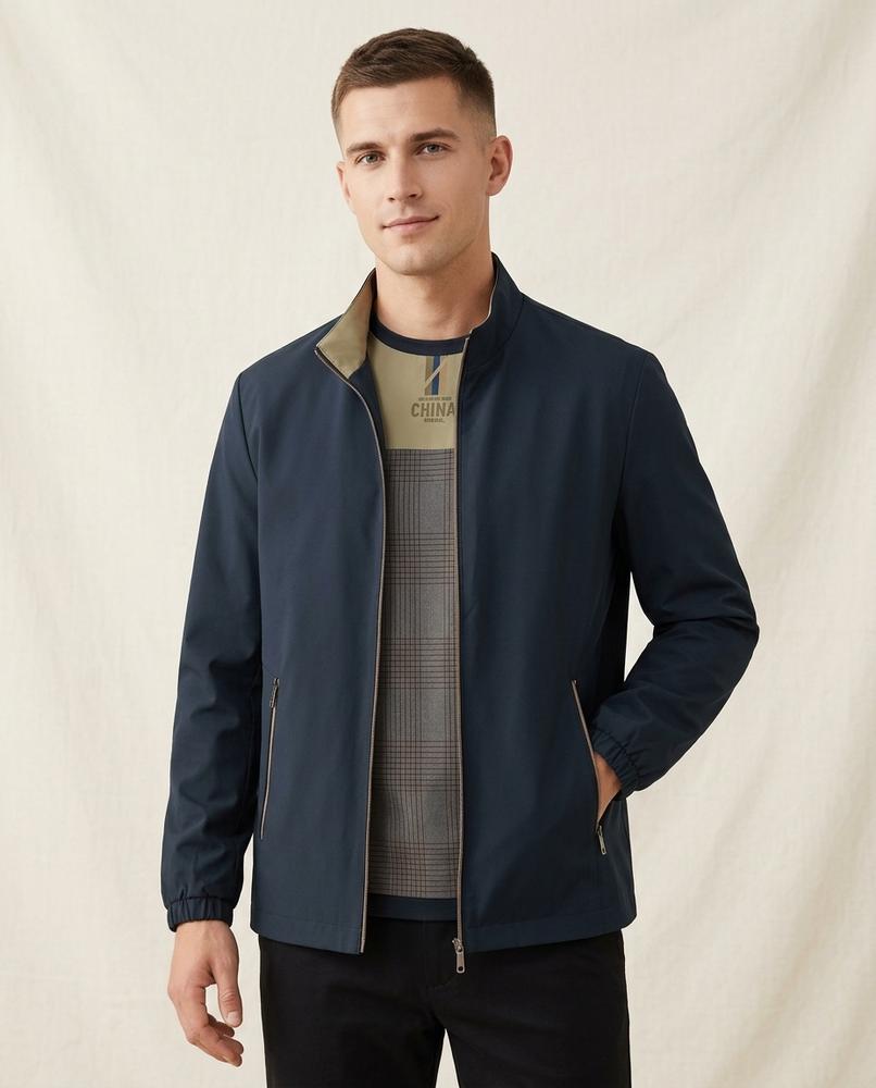 Lands Fashion - Lymar | Zip-Up Lined Jacket Men