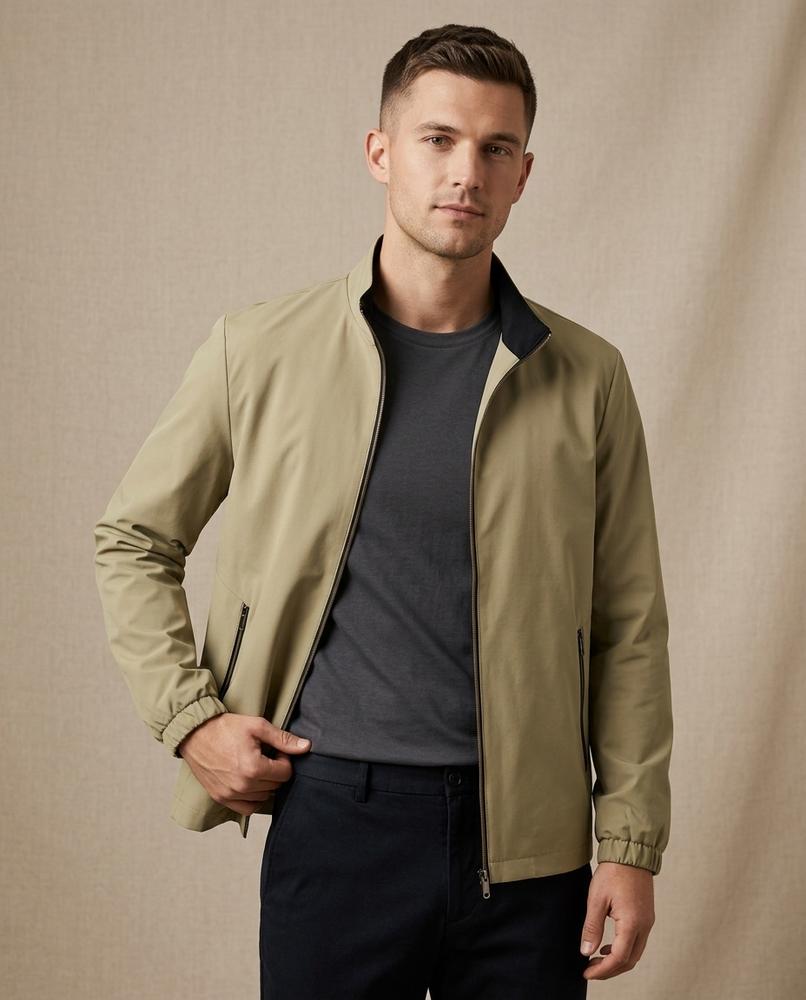 Lands Fashion - Lymar | Zip-Up Lined Jacket Men