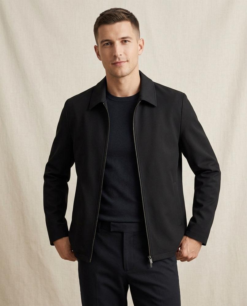 Lands Fashion - Venal | Zip-Up Collared Jacket Men