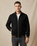 Lands Fashion - Raver | Zip-Up Rib-Trimmed Jacket Men