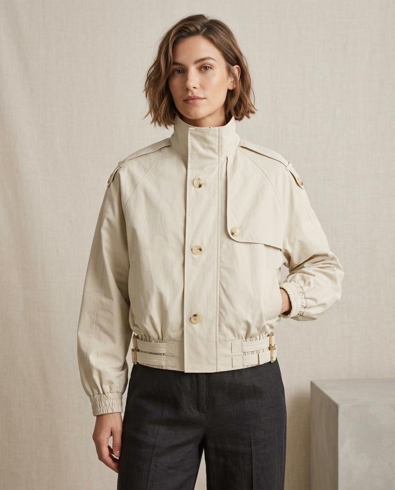 Lands Fashion - Risan | Cropped High-Neck Jacket Women