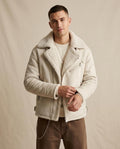 Lands Fashion - Nomon | Shearling-Lined Zippered Jacket Men