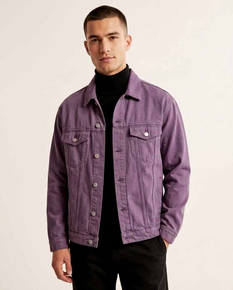 Lands Fashion - Arsen | Button-Front Washed Jacket Men